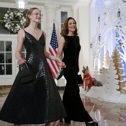 Jennifer Garner con su hija Violet en la cena de gala ofrecida en La Casa Blanca