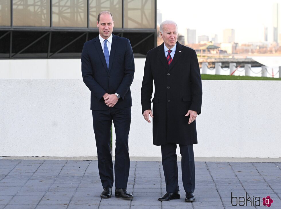 El Príncipe Guillermo y Joe Biden en Boston