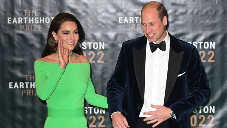 El Príncipe Guillermo y Kate Middleton, muy cómplices en los Earthshot Prize 2022