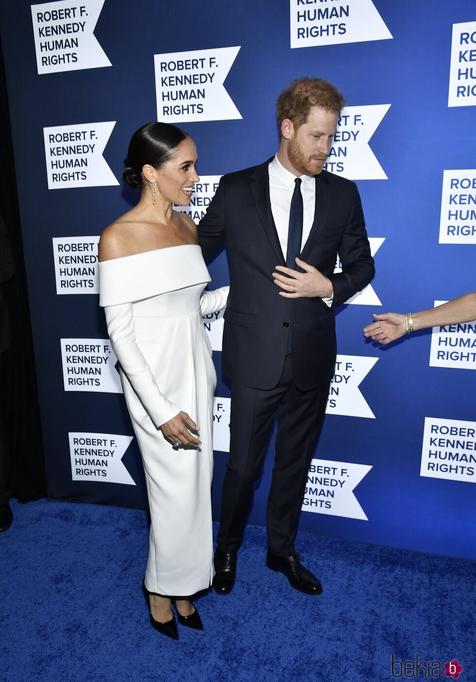 El Príncipe Harry y Meghan Markle en la celebración de la gala Robert F. Kennedy Human Rights Ripple of Hope 2022