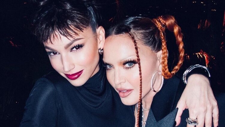 Úrsula Corberó y Madonna en la fiesta de Saint Laurent en Miami