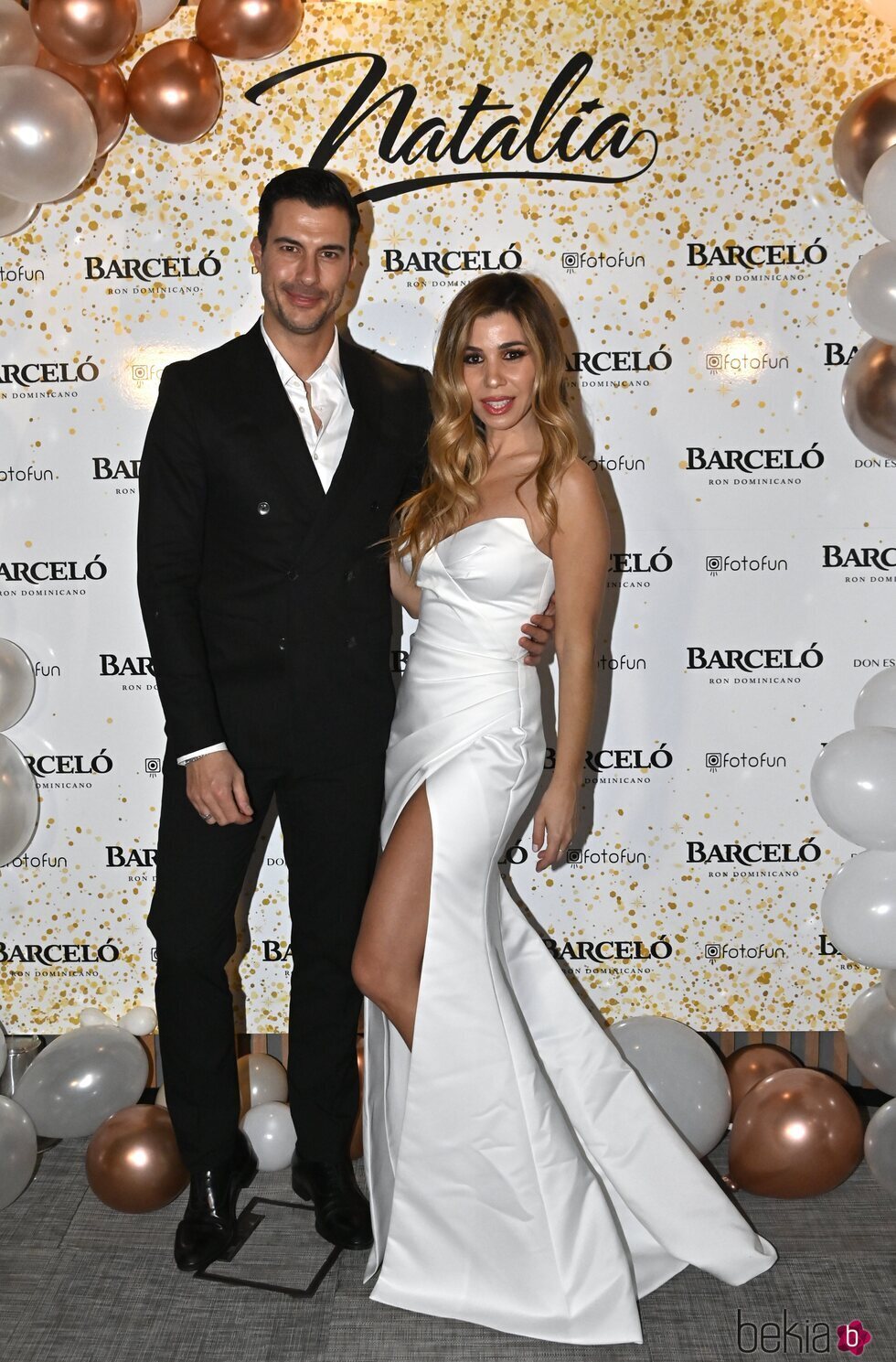 Natalia de 'OT' posa junto a su pareja, Manuel Alves, en su 40 cumpleaños