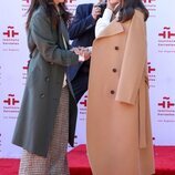 La Reina Letizia y Kate del Castillo en la inauguración de la sede del Instituto Cervantes en Los Angeles