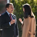 La Reina Letizia y James Costos en la inauguración de la sede del Instituto Cervantes en Los Angeles