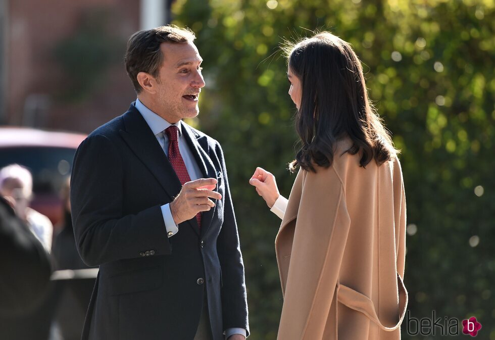 La Reina Letizia y James Costos en la inauguración de la sede del Instituto Cervantes en Los Angeles