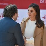 La Reina Letizia y Gustavo Dudamel en la inauguración de la sede del Instituto Cervantes en Los Angeles