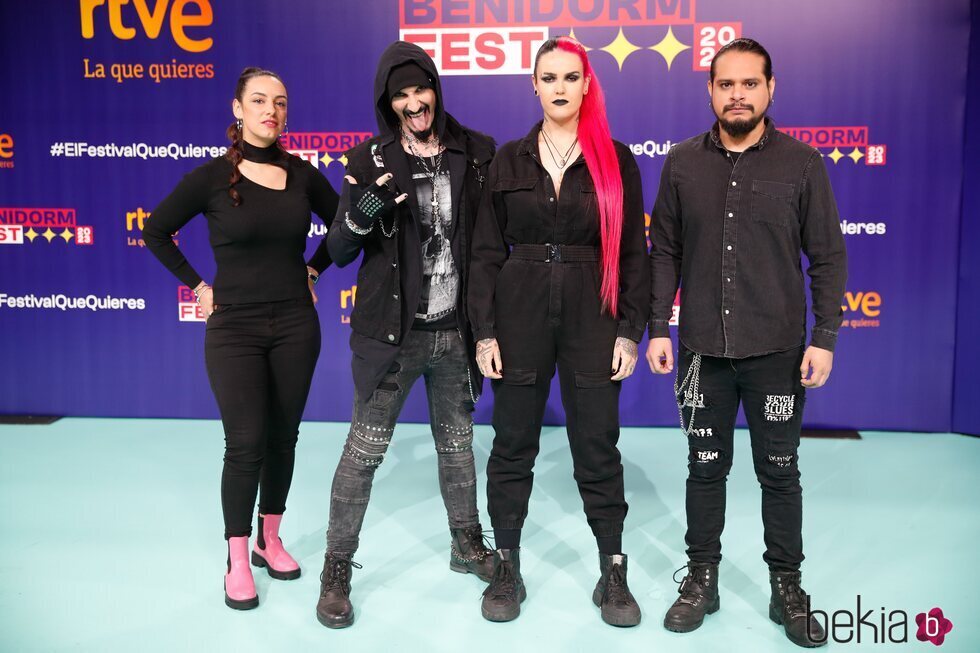 Megara en la presentación del Benidorm Fest 2023