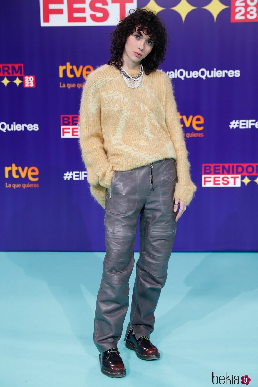 Alice Wonder en la presentación del Benidorm Fest 2023