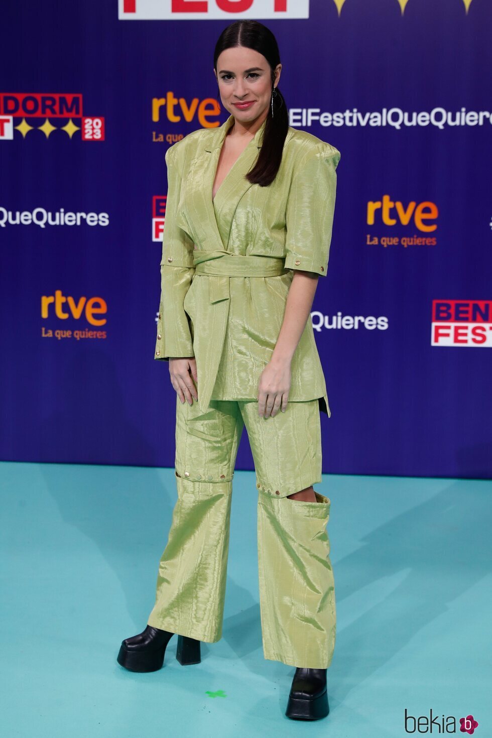 Blanca Paloma en la presentación del Benidorm Fest 2023