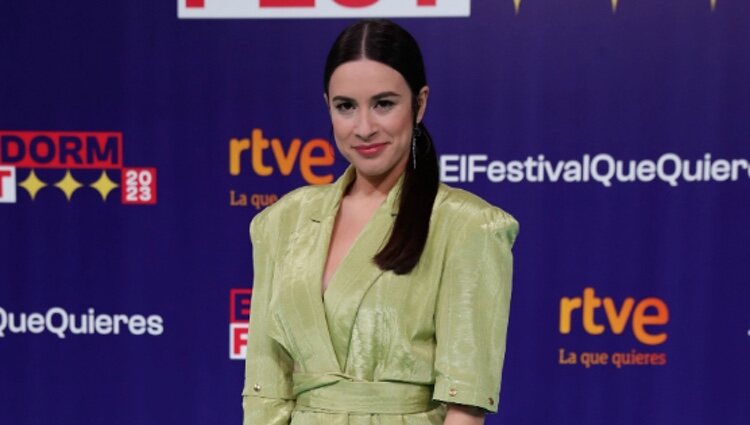 Blanca Paloma en la presentación del Benidorm Fest 2023