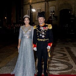 Federico y Mary de Dinamarca en la cena de Año Nuevo 2023