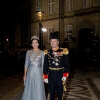 Federico y Mary de Dinamarca en la cena de Año Nuevo 2023