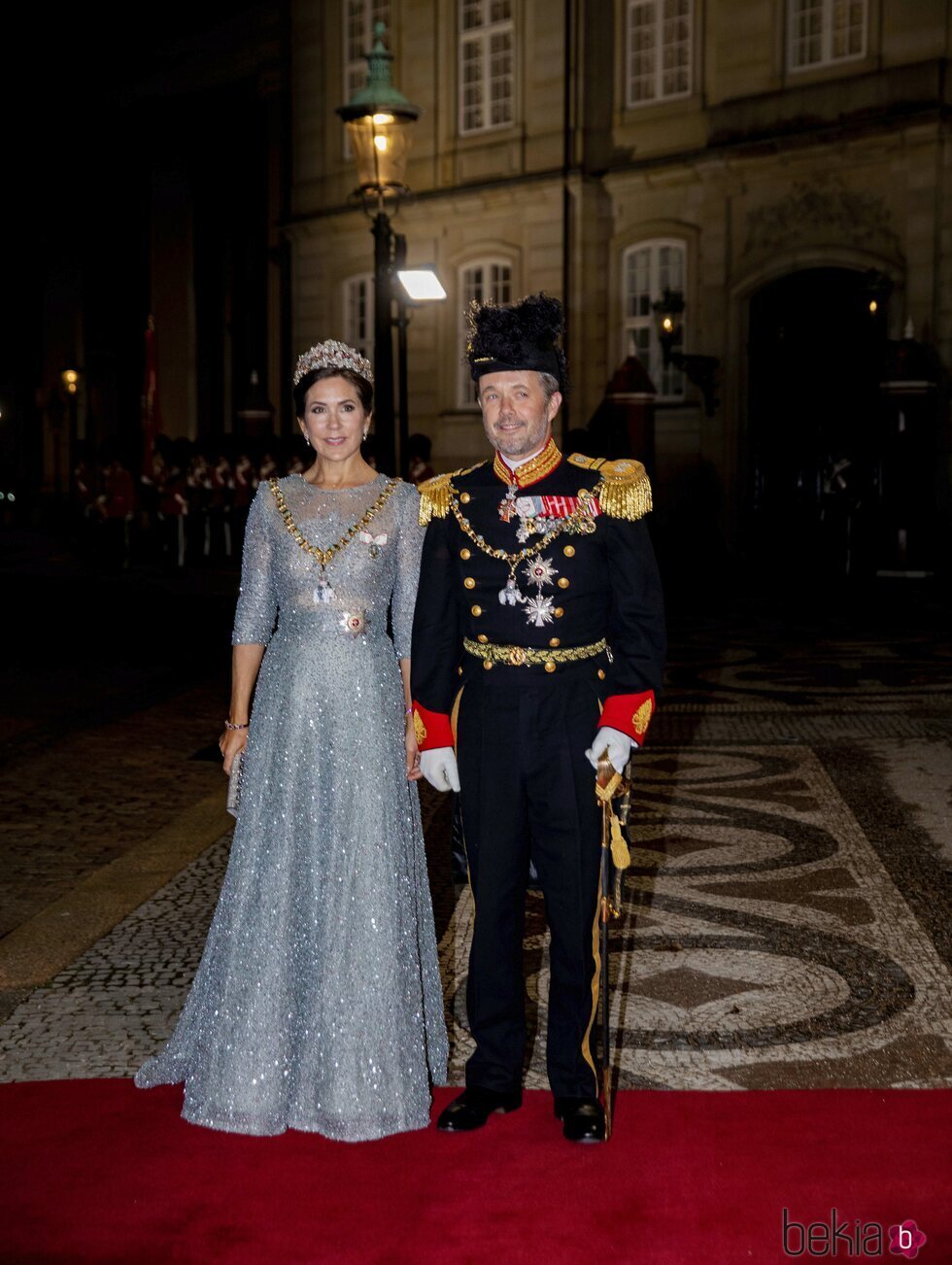 Federico y Mary de Dinamarca en la cena de Año Nuevo 2023