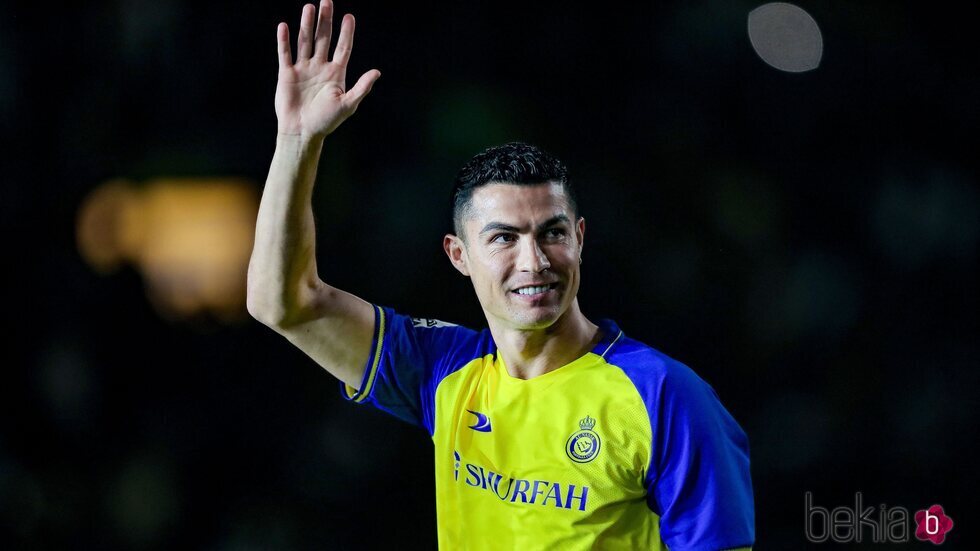 Cristiano Ronaldo en su presentación como nuevo jugador del Al Nassr