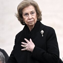 La Reina Sofía en el funeral del Papa Benedicto XVI