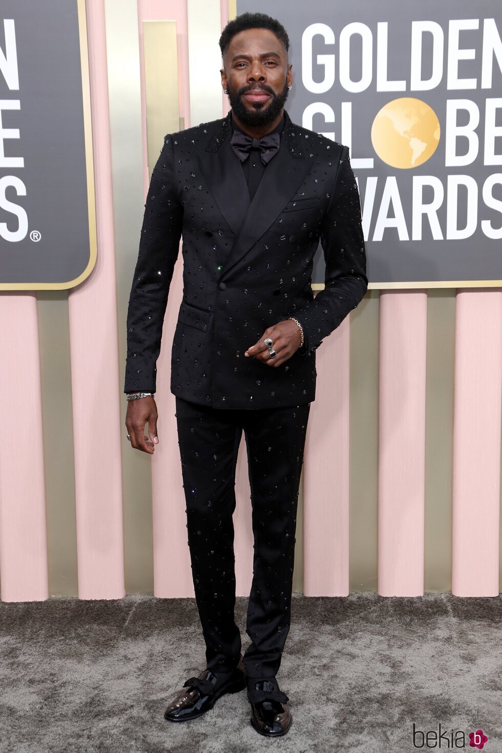 Colman Domingo en la alfombra roja de los Globos de Oro 2023