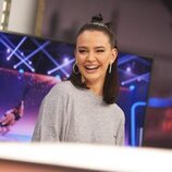 Laura Escanes, muy sonriente en 'El Hormiguero'