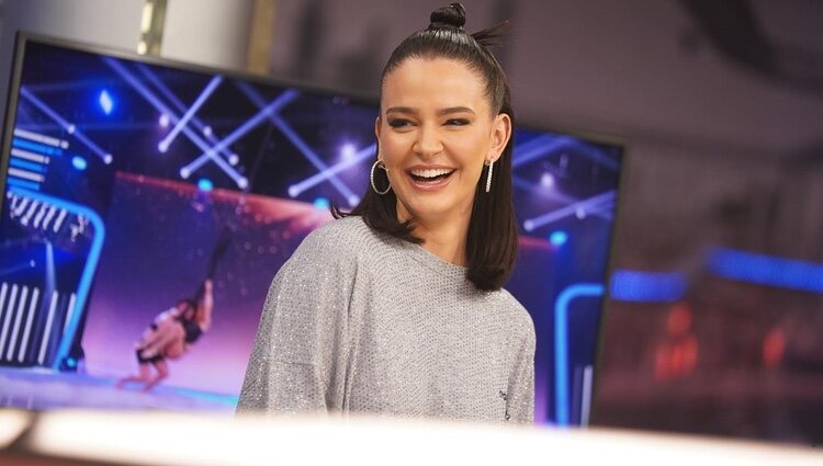 Laura Escanes, muy sonriente en 'El Hormiguero'