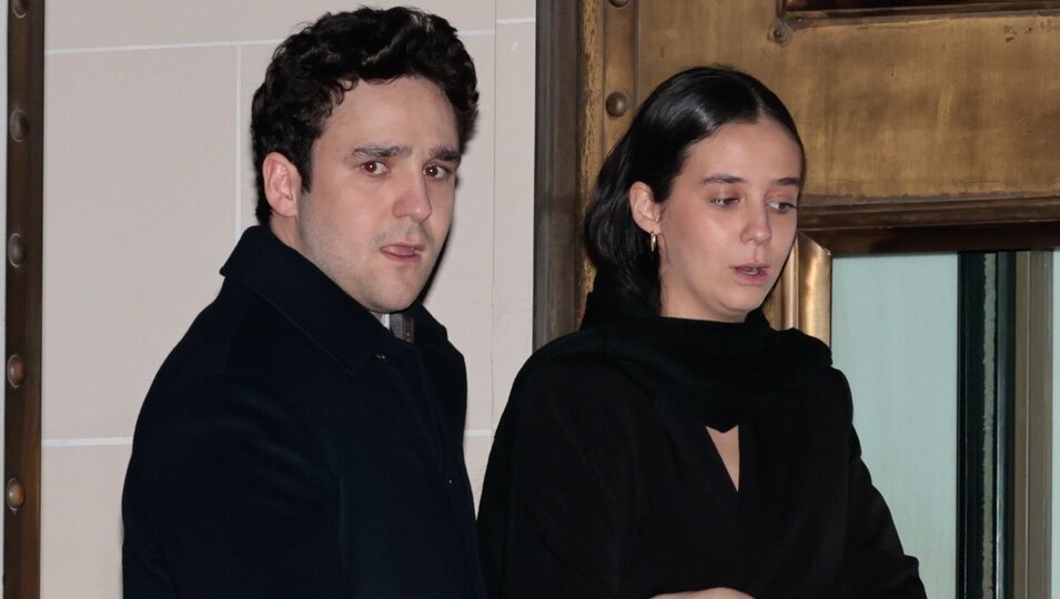 Froilán y Victoria Federica tras la cena previa al funeral de Constantino de Grecia