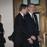 El Rey Felipe y Pablo de Grecia tras la cena previa al funeral de Constantino de Grecia