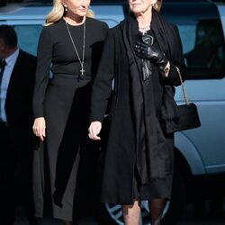 Marie Chantal de Grecia y Ana María de Grecia en el funeral de Constantino de Grecia