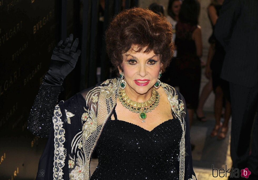 Gina Lollobrigida en el 125 aniversario de Bulgary en Roma