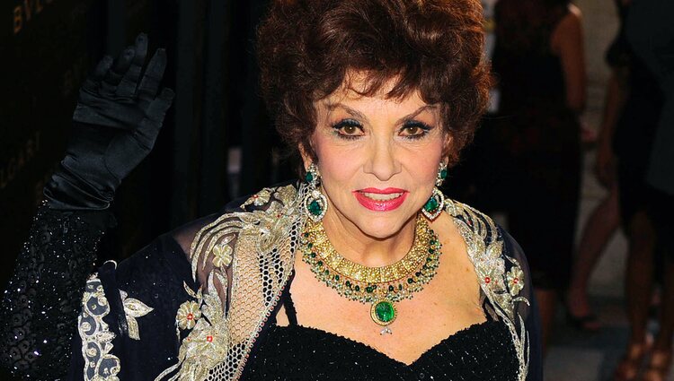 Gina Lollobrigida en el 125 aniversario de Bulgary en Roma