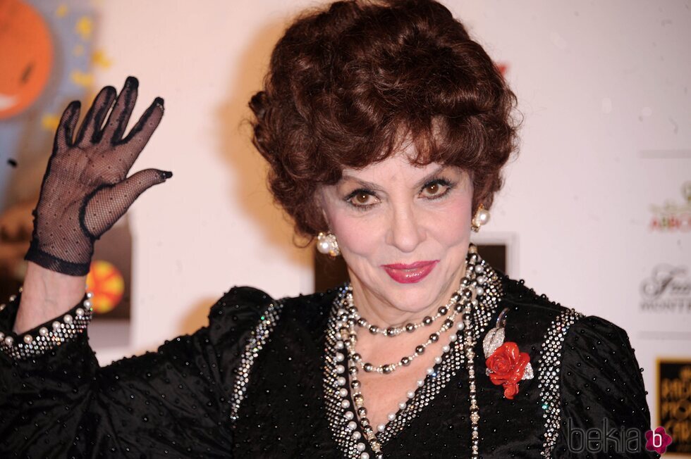 Gina Lollobrigida en el Festival de Cine de Mónaco en 2010