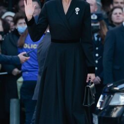 La Reina Letizia en el funeral de Constantino de Grecia