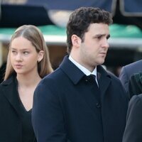 Irene Urdangarin y Froilán en el funeral de Constantino de Grecia