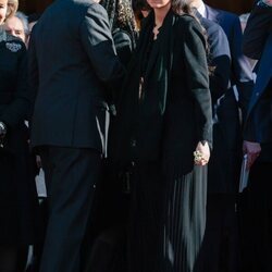 Guillermo Alejandro de Holanda, Victoria Federica y Miguel Urdangarin en el funeral de Constantino de Grecia