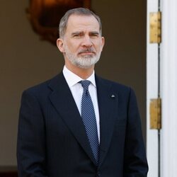 El Rey Felipe VI en el almuerzo al Presidente de Guatemala en La Zarzuela