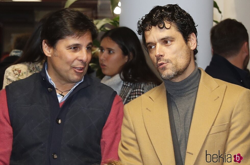 Fran Rivera y Miguel Abellán en la inauguración del museo de Ortega Cano