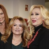 Rosario Mohedano, Mª Carmen y Rosa Benito en la inauguración del museo de Ortega Cano