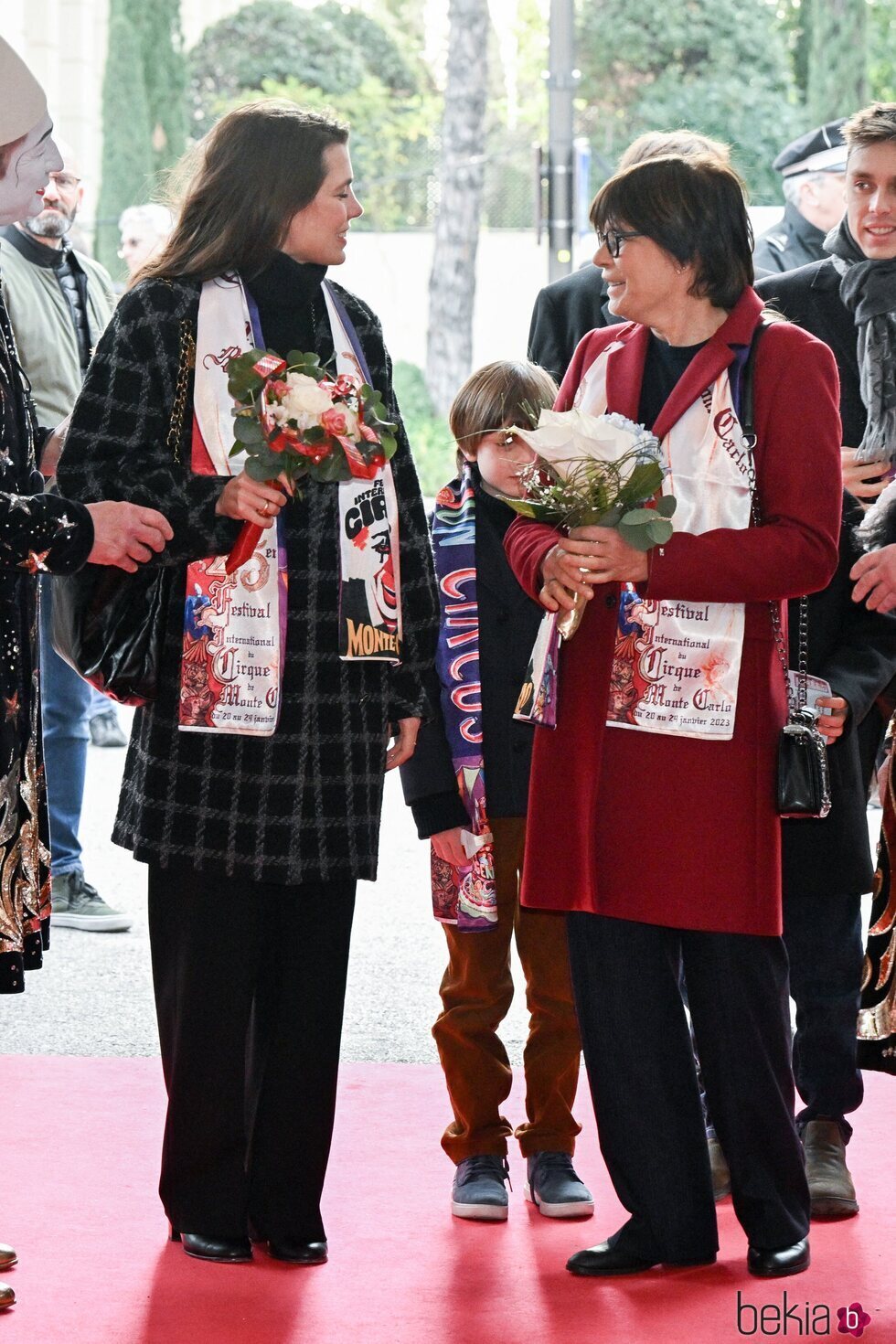 Carlota Casiraghi y Estefanía de Mónaco, muy cómplices en el Festival de Circo de Monte-Carlo 2023