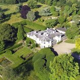 Vista aérea de Chyknell Hall, el palacete inglés de Corinna Larsen en Inglaterra