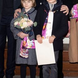 Jacques y Gabriella de Mónaco en la celebración del Festival de Circo de Monte-Carlo 2023