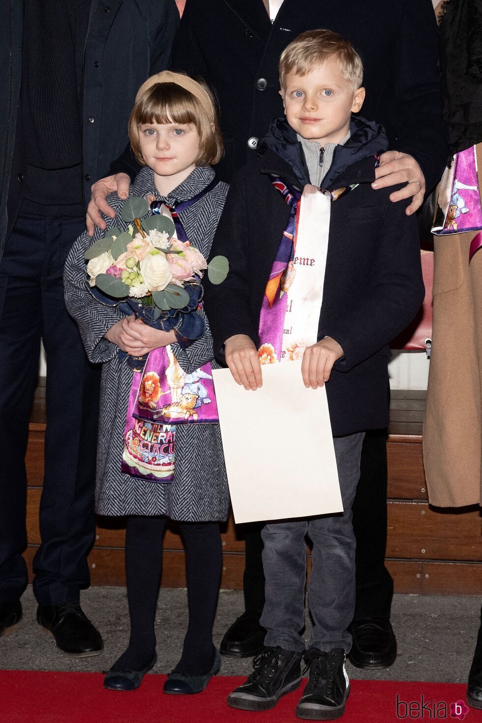 Jacques y Gabriella de Mónaco en la celebración del Festival de Circo de Monte-Carlo 2023