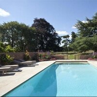 Piscina de Chyknell Hall, el palacete ingles de Corinna Larsen en Inglaterra