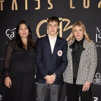 Louis y Marie Ducruet y Camille Gottlieb en la Fight Aids Cup Gala 2023