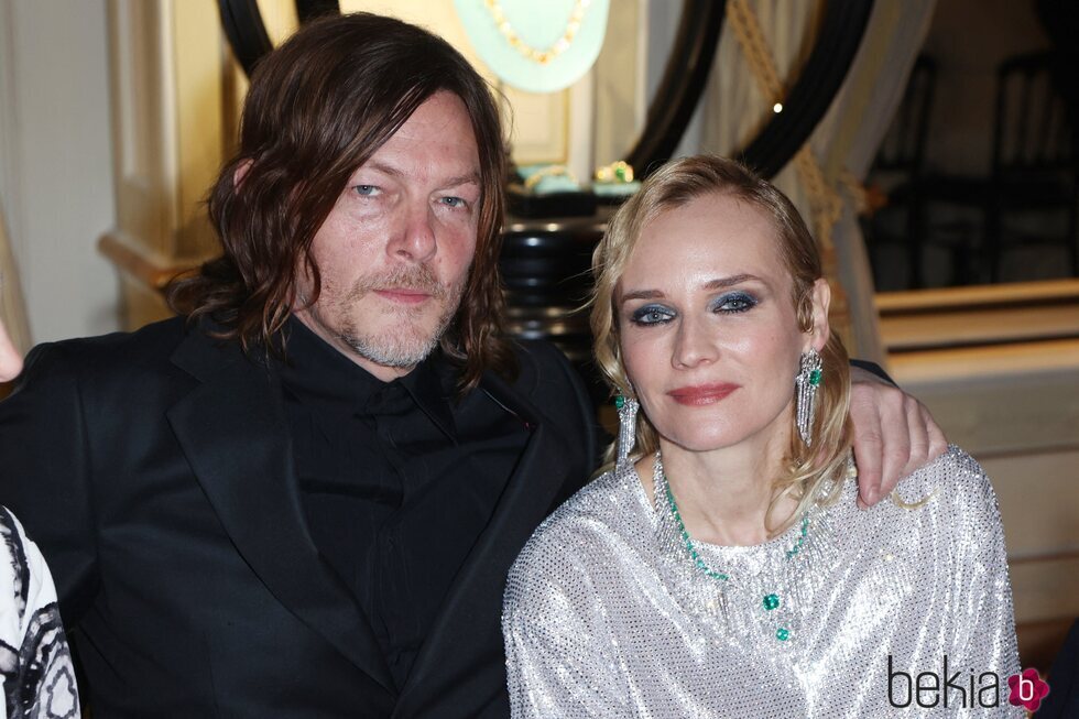 Norman Reedus y Diane Kruger en la fiesta de Gucci en la Paris Fashion Week 2023