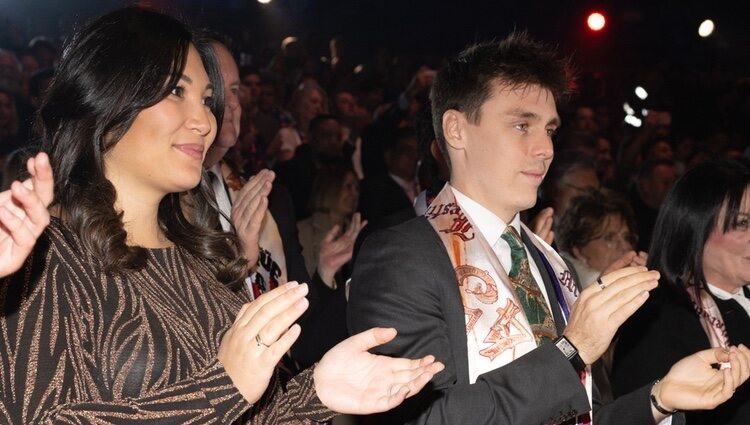 Louis Ducruet y Marie Ducruet embarazada en el Festival de Circo de Monte-Carlo 2023