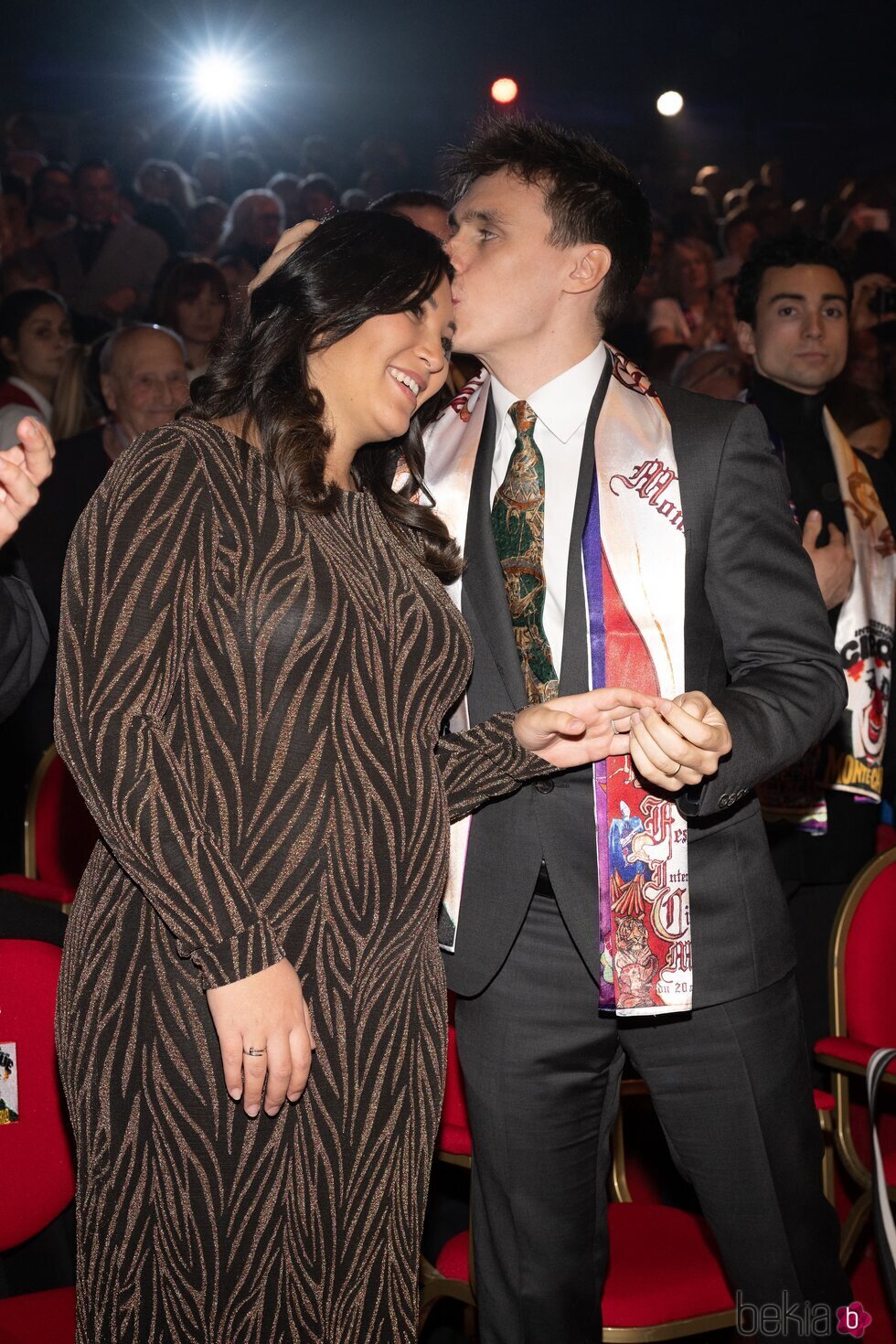 Louis y Marie Ducruet, muy cariñosos en el Festival de Circo de Monte-Carlo 2023