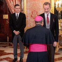 Los Reyes Felipe y Letizia reciben al Cuerpo Diplomático en el Palacio Real