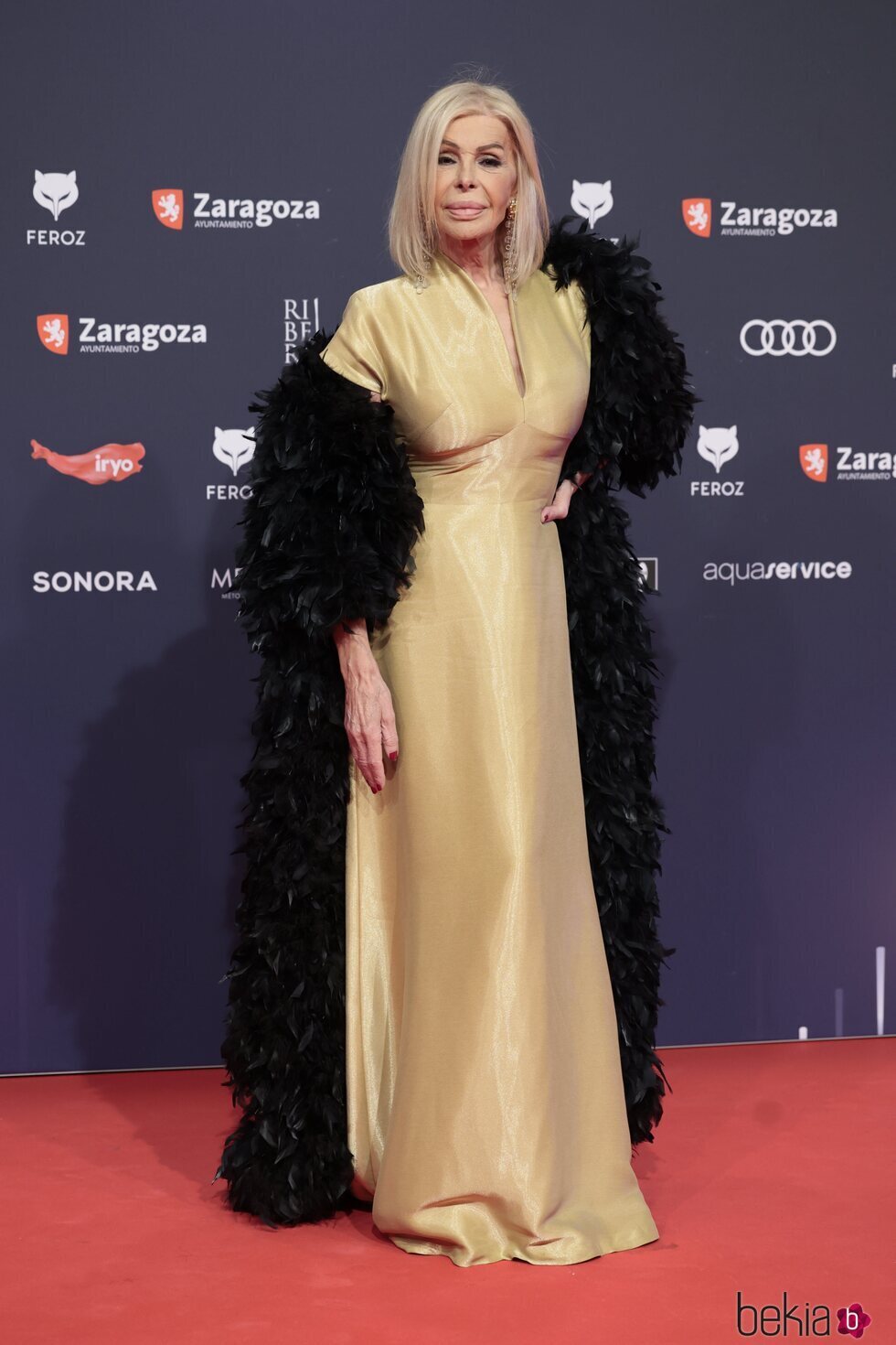 Bibiana Fernández en los premios Feroz 2023