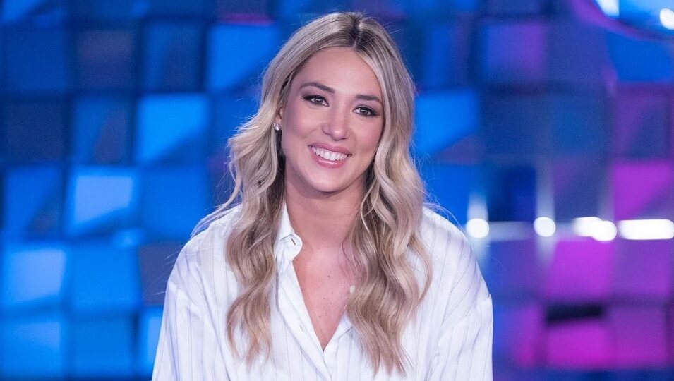 Alice Campello en el programa italiano 'Verissimo'