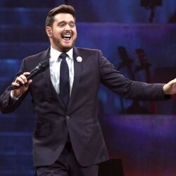 Michael Bublé en uno de sus conciertos