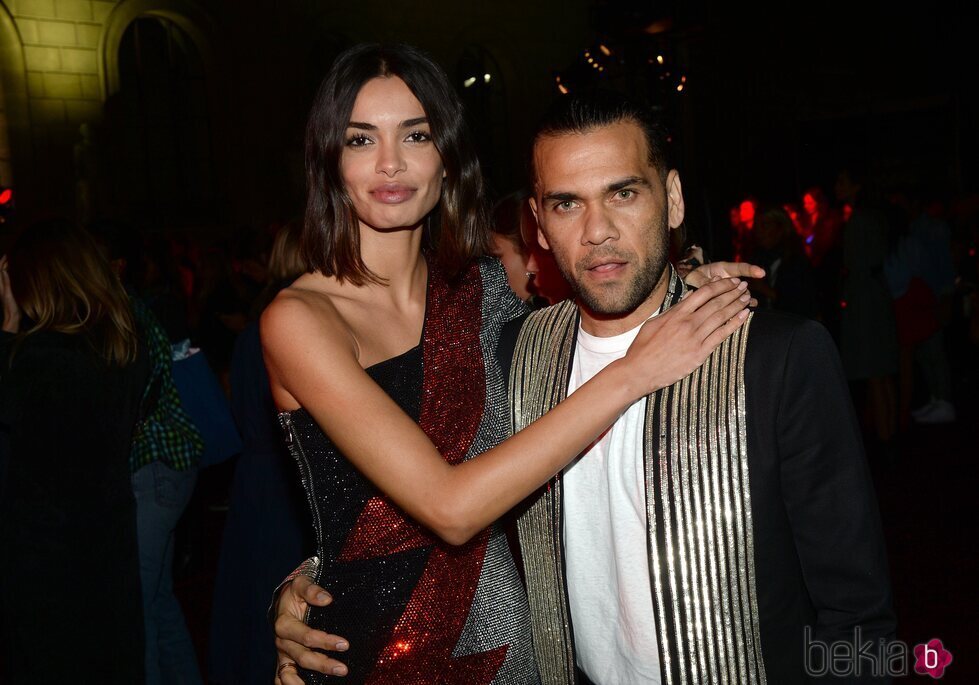 Joana Sanz y Dani Alves en el desfile de Etam 2018