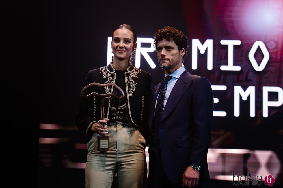 Victoria Federica y Miguel Abellán en la presentación del cartel de San Isidro 2023 