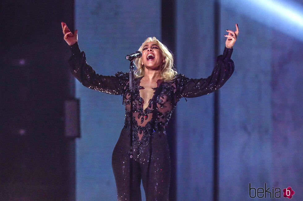 Mónica Naranjo durante su actuación en la final del Benidorm Fest 2023